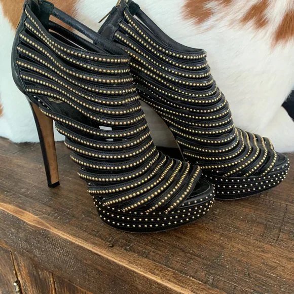 Christian Dior Studded Caged Bootie - Picture 14 of 15